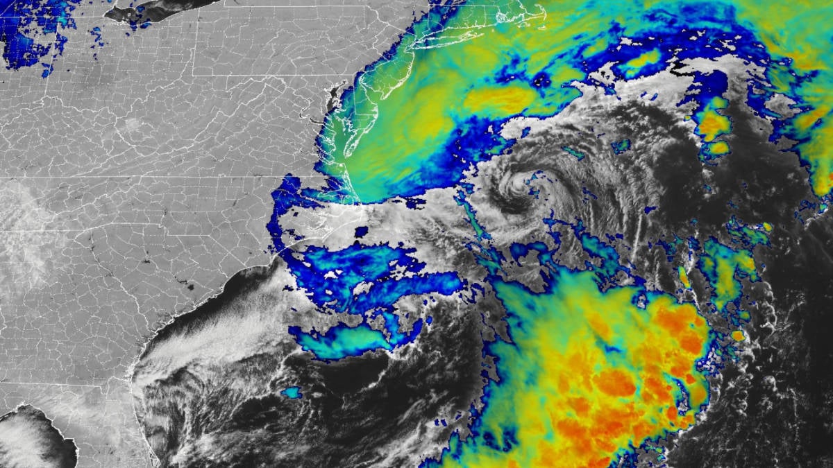 Nor'easter Satellite Image