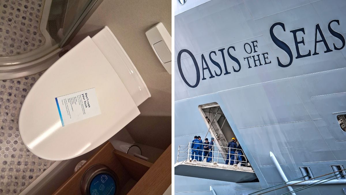Royal Caribbean Toilet and Oasis fo the Seas