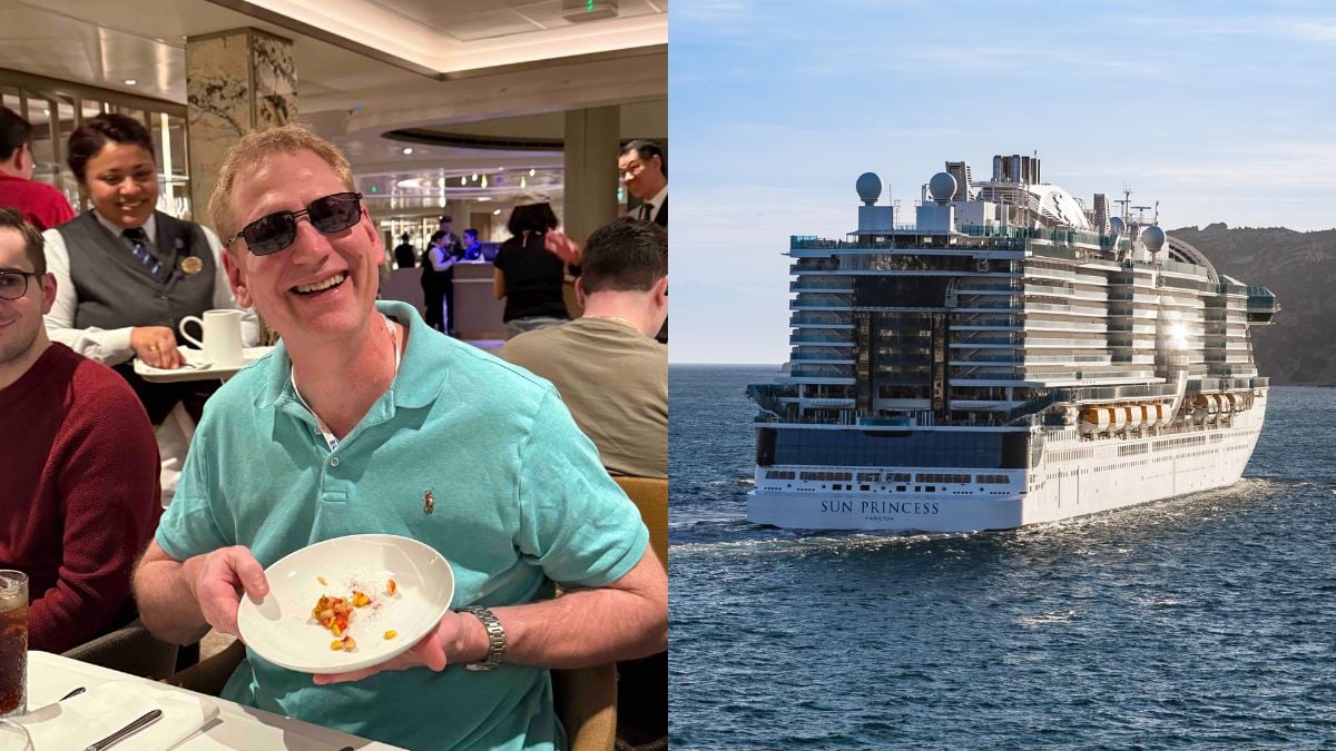 Pastor and Sun Princess Cruise Ship