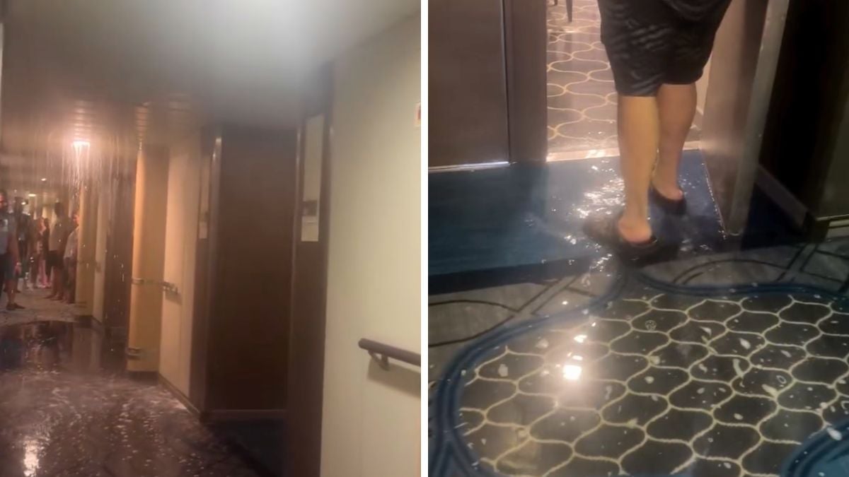 Flooding on Royal Caribbean's Harmony of the Seas