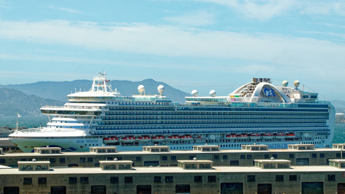 Ruby Princess in San Francisco