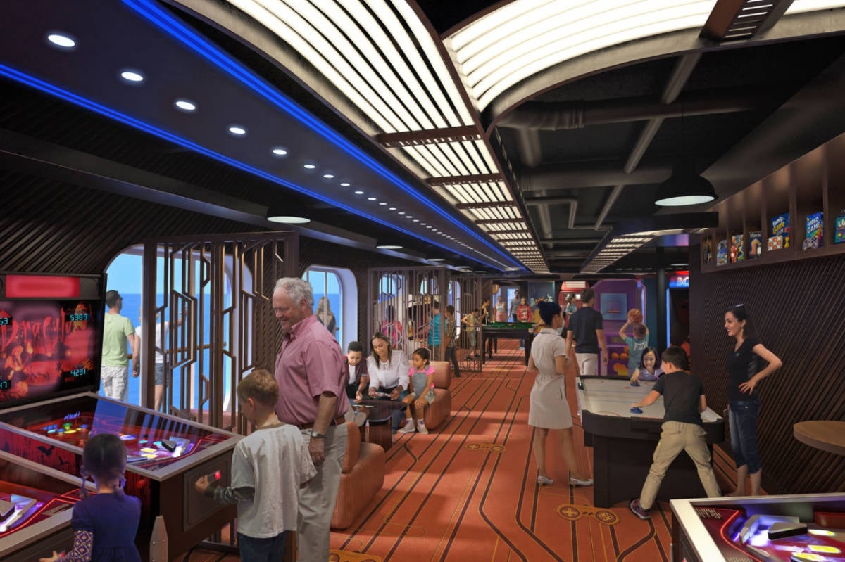The Vault Retrocade on Carnival Tropicale