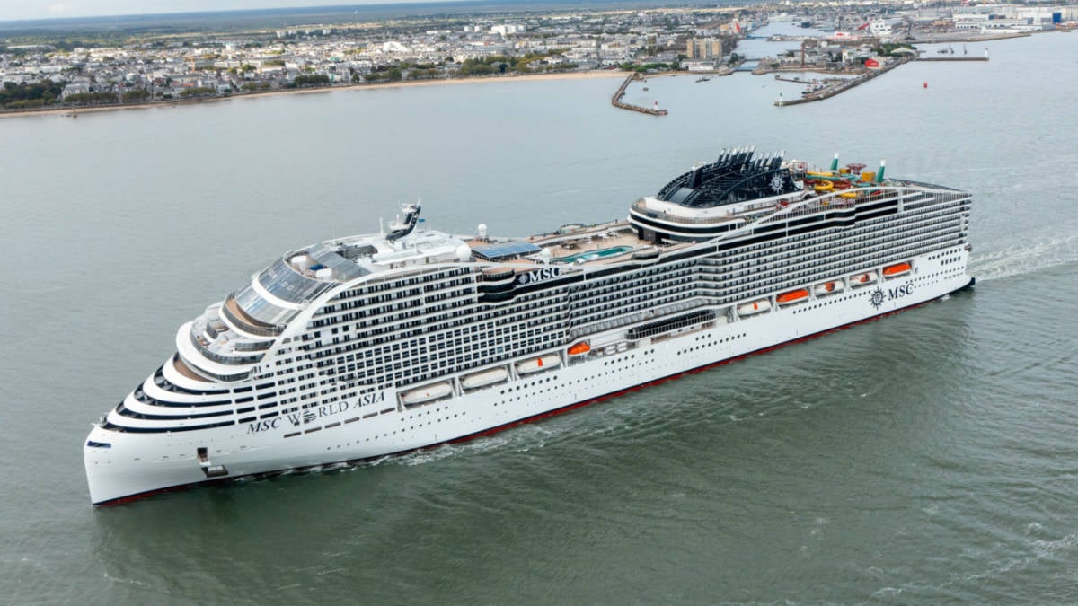 MSC World Asia Sea Trials