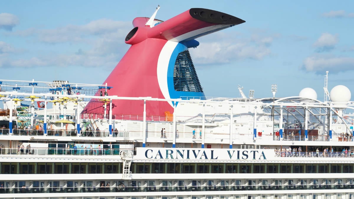 Carnival Vista Funnel and Open Deck