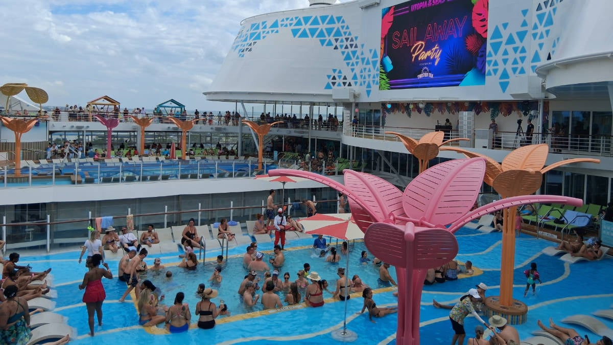 Utopia of the Seas Open Deck