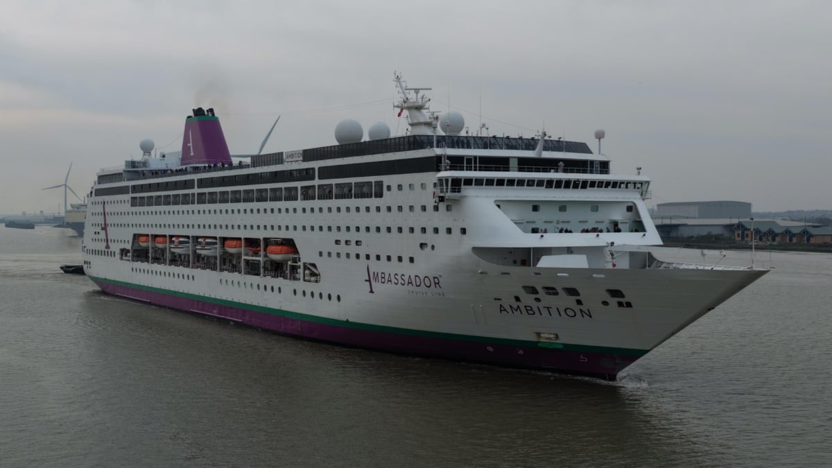 Ambition Cruise Ship in the UK