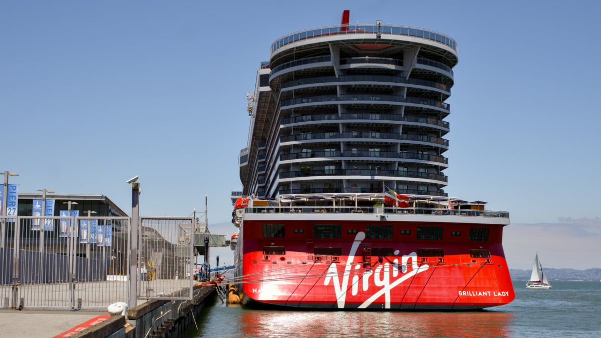 Brilliant Lady Ship in Port