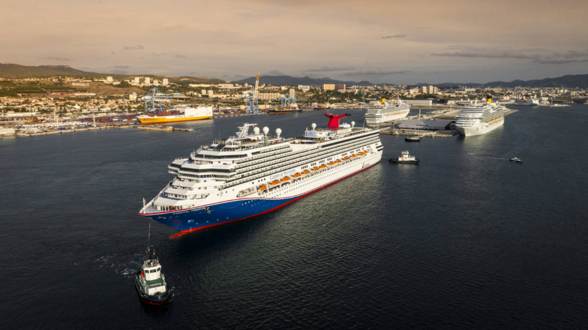 Carnival Freedom Departs Dry Dock