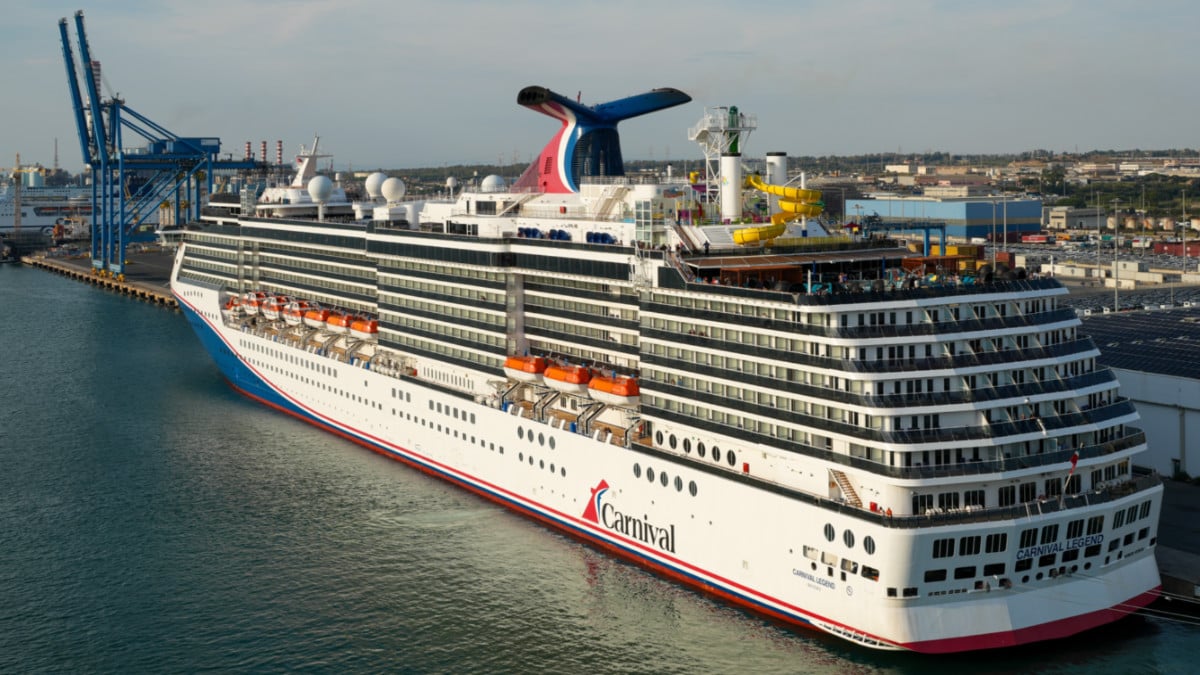 Carnival Legend Cruise Ship in Italy