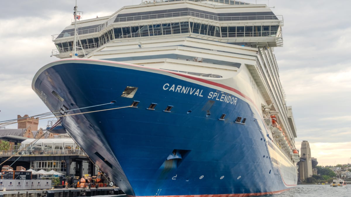 Carnival Splendor Cruise Ship in Australia