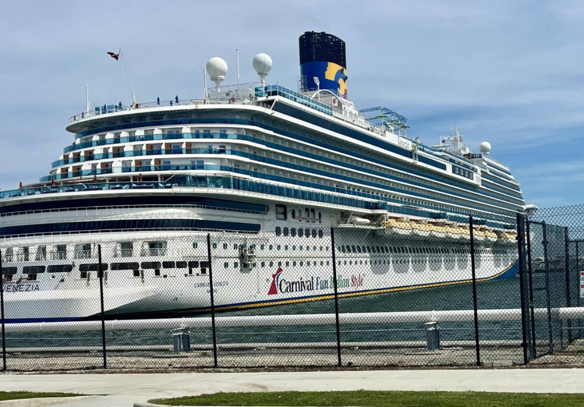 Carnival Venezia Docked in Port Canaveral