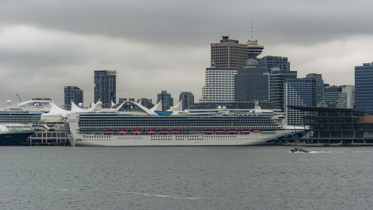 Cruise Ships Docked in Vancouver