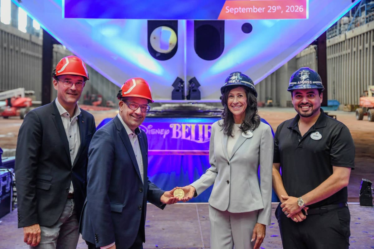 Disney Believe Keel Laying Ceremony