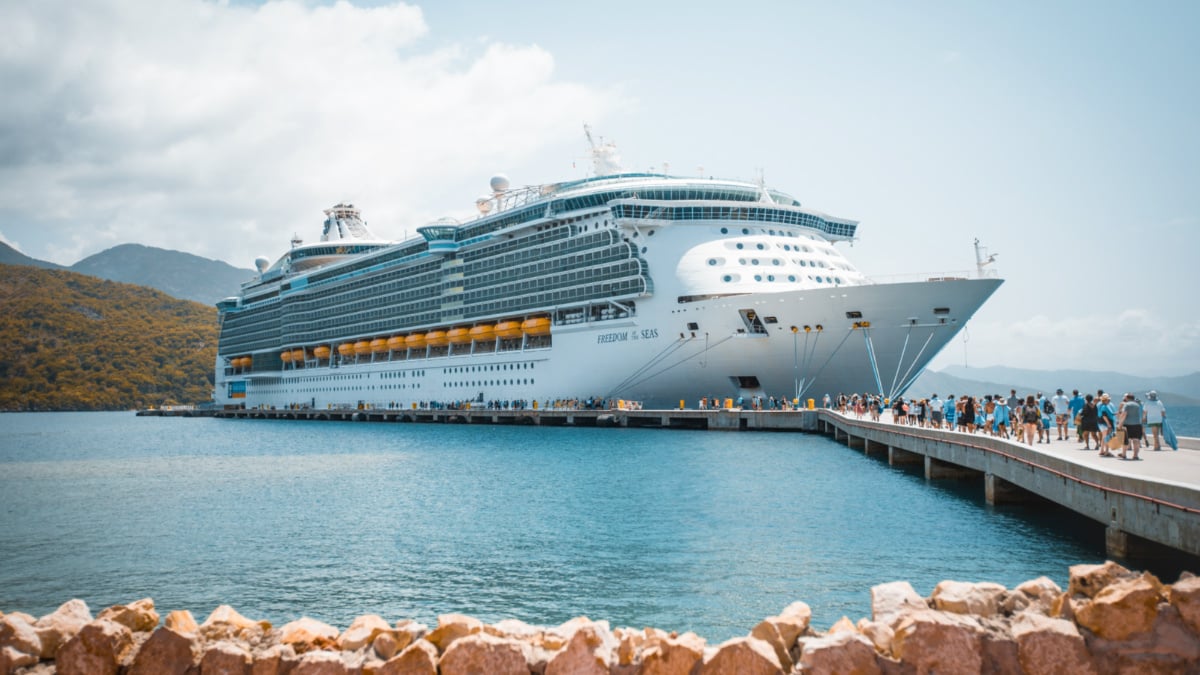 Freedom of the Seas Docked in Labadee