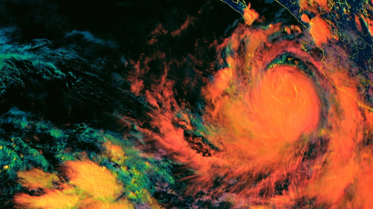 Hurricane Rachel Satellite Image