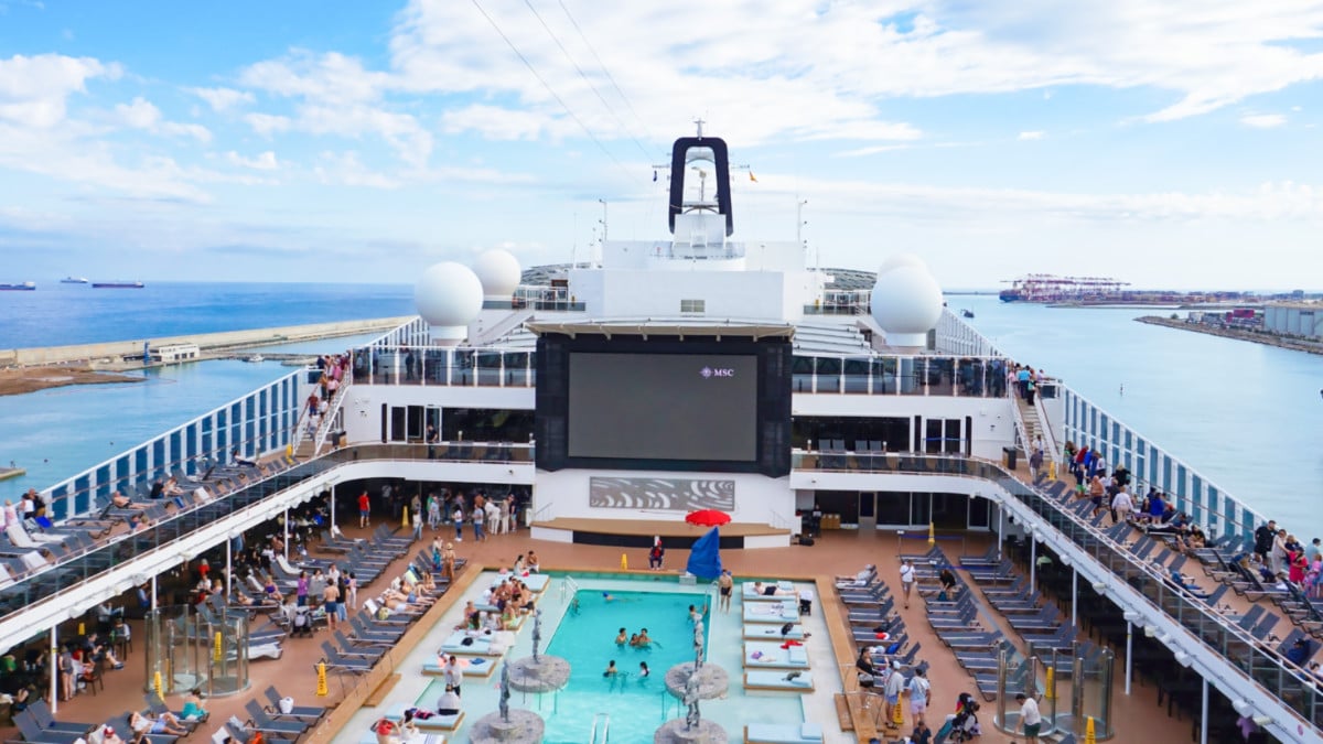 MSC Meraviglia in Spain