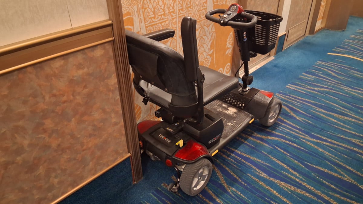 Scooter on Carnival Freedom