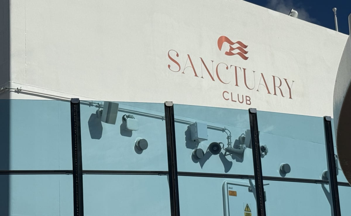 The Sanctuary Sign on Star Princess